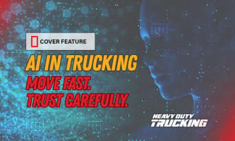 Cover feature graphic showing AI background