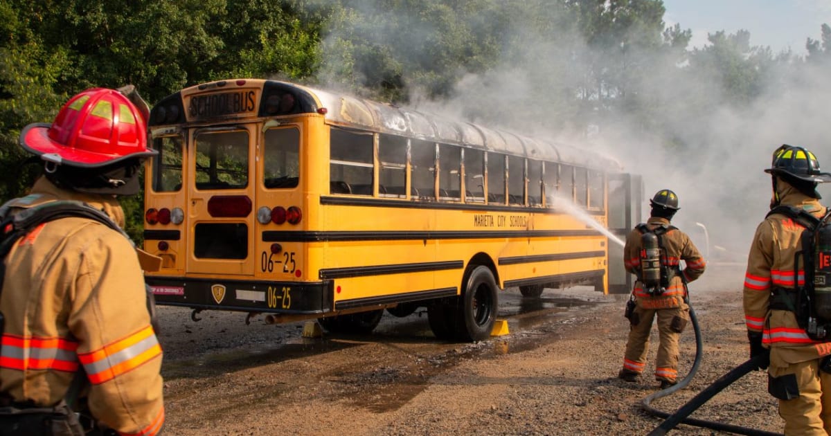 What Happens When a School Bus Catches Fire — and What Can Help