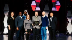 AAAHI receiving METRO's Innovative Operator of the Year Award