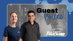 Guest voices column header with AI concept image and photos of a male and female who are the authors