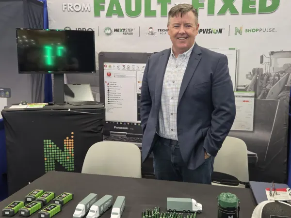 Noregon displays connected vehicle diagnostics and fleet maintenance technologies at its ACT Expo booth.