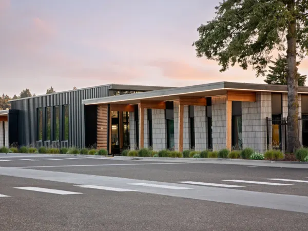 Exterior image of C-TRAN's campus expansion.