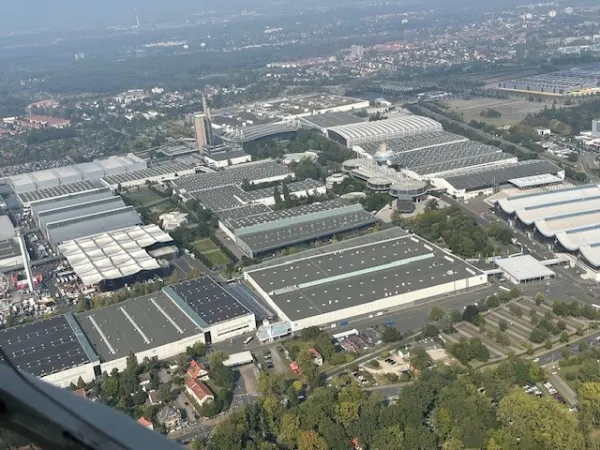 Hannover fair grounds.