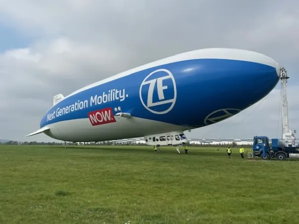 Zeppelin airship.