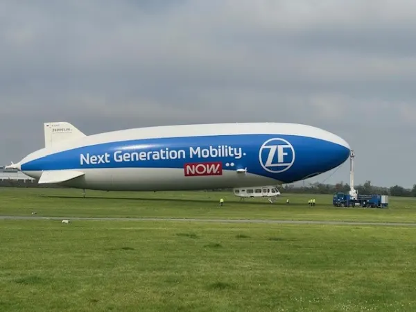 Zeppelin airship.