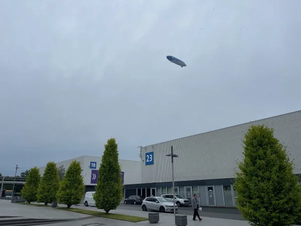 Zeppelin airship.