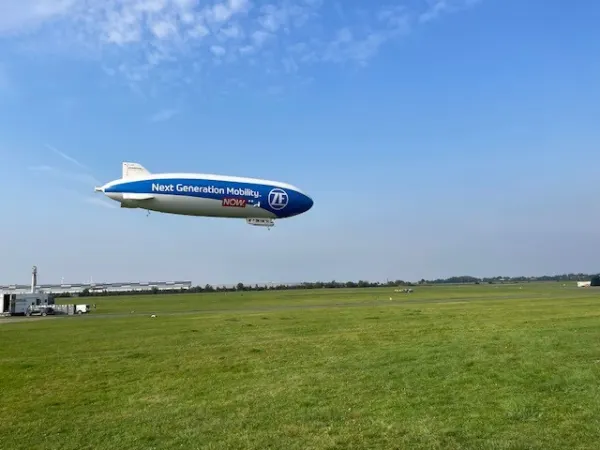 Zeppelin airship.