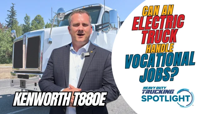 A Closer Look at Kenworth’s Electric T880E Vocational Truck