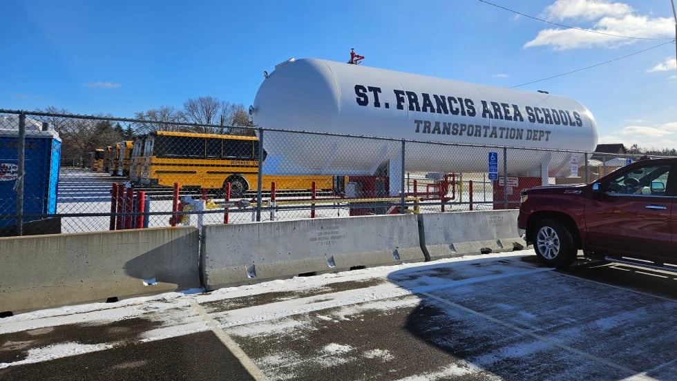 St. Francis School District Propane Tank