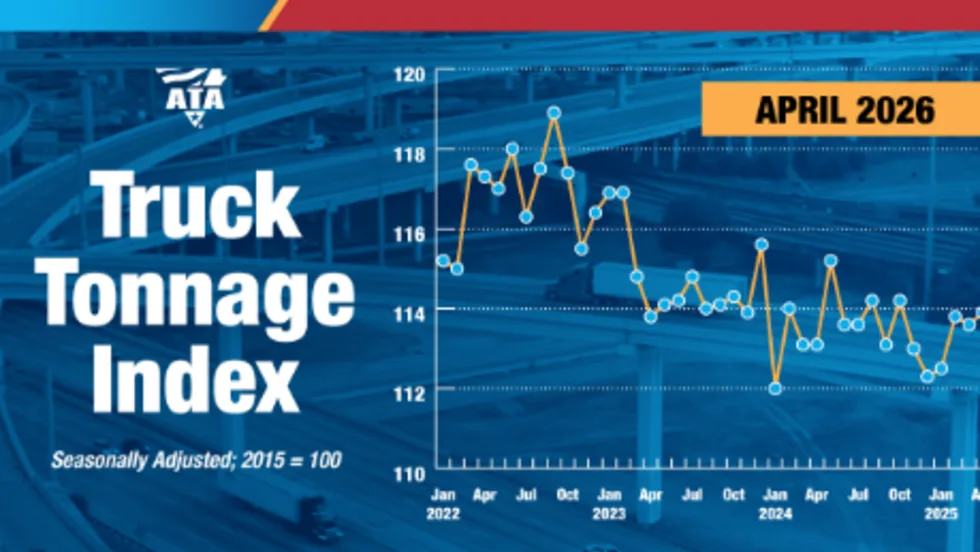 ATA Truck Tonnage April 2026