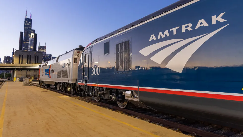 An Amtrak Acela