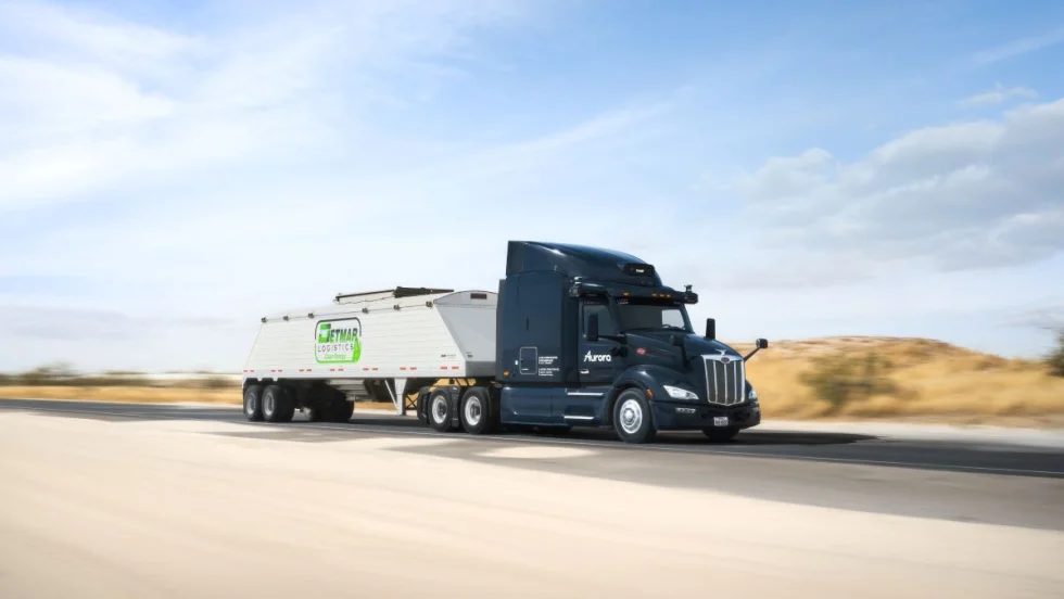 Aurora and Volvo Dallas-Oklahoma City autonomous truck route. 