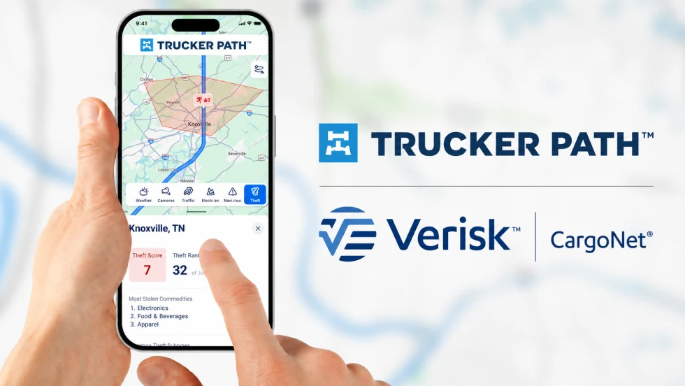 Trucker Path Cargo Net theft overlay. 