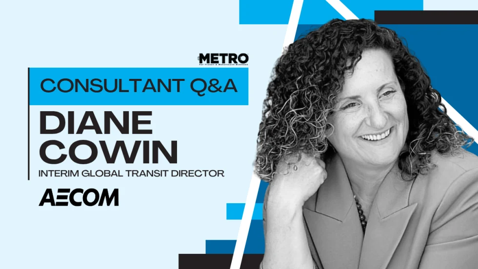 Diane Cowin, AECOM’s transit market leader for the Americas.