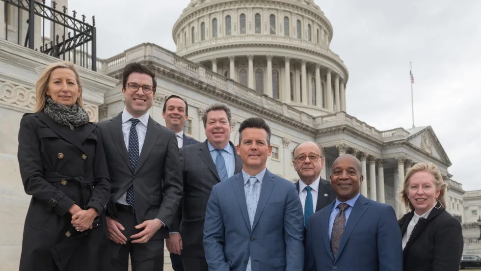 Ray Melleady and industry leaders on Capitol Hill