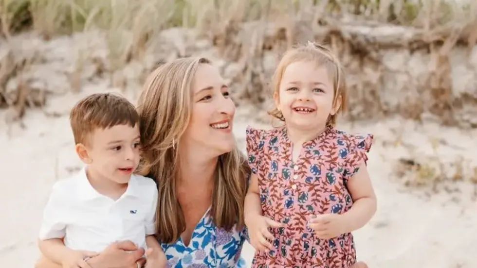 Emily DeVito and her children