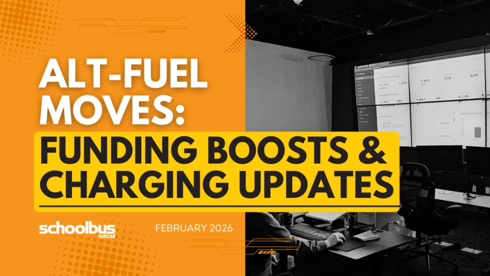 An orange and yellow graphic with a black and white image of InCharge Energy employees working on the management system platform.