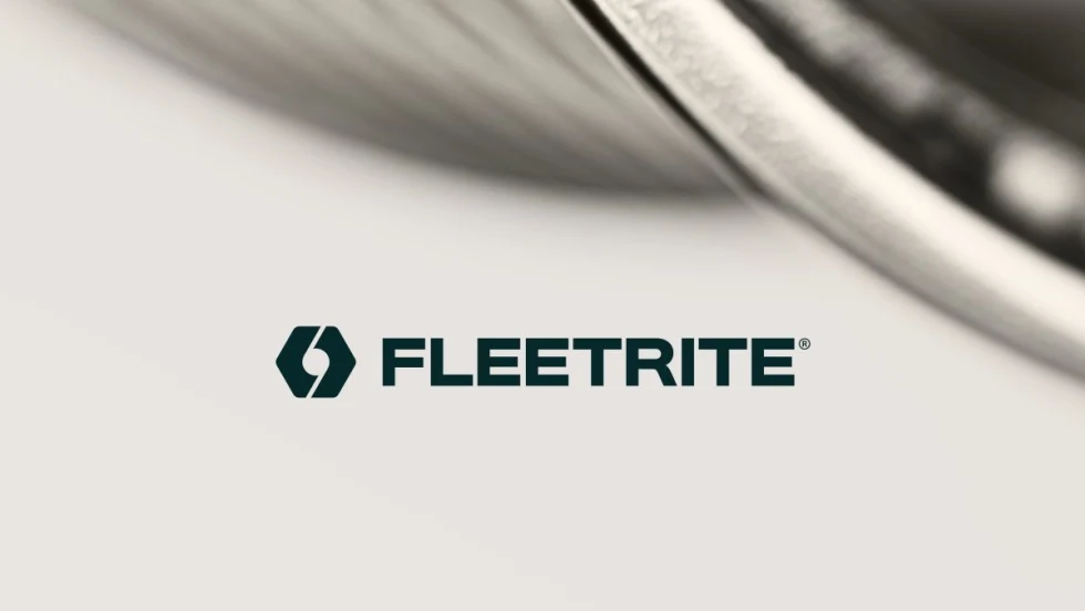Abstract visual of truck part with Fleetrite logo