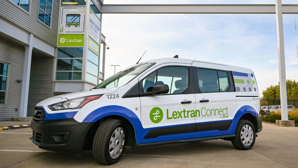 A Lextran Connect vehicle