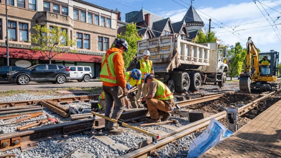 MBTA Green Line Construction