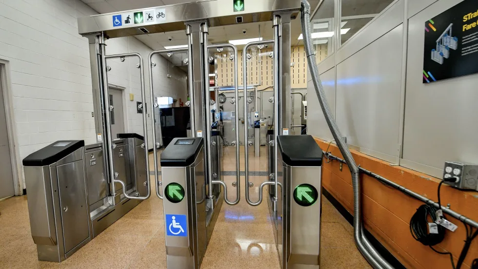 New York MTA's fare gates