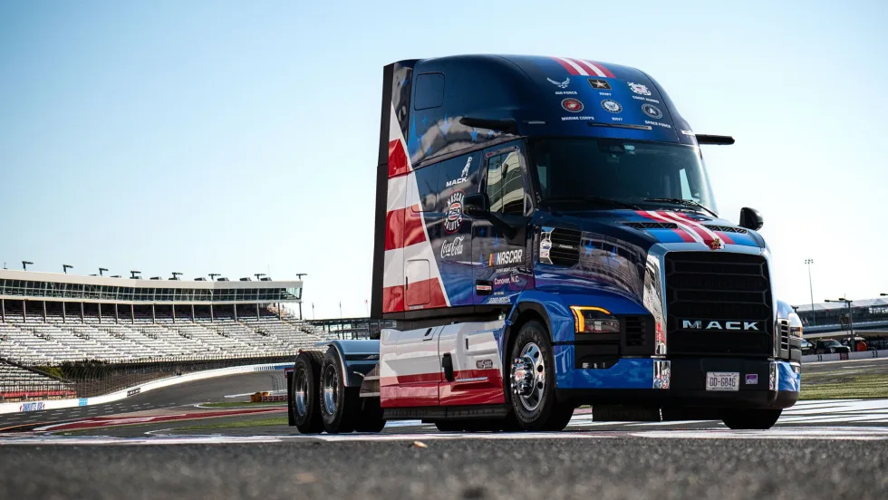 Mack Trucks Pioneer Nascar Salutes truck. 