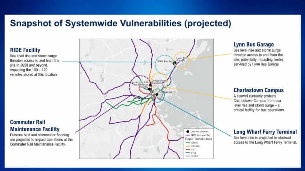 A graphic of a map showing a "Snapshot of Systemwide Vulnerabilities (projected)."
