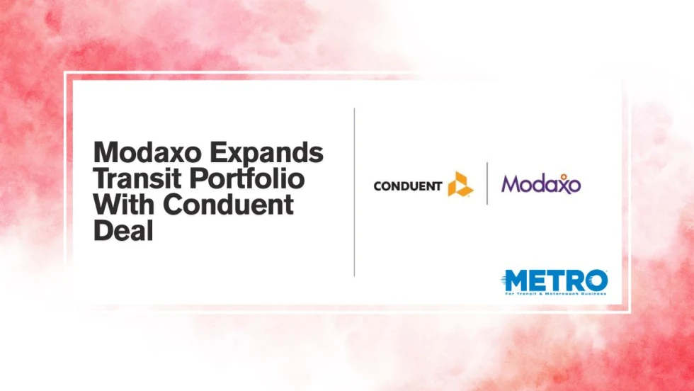 Conduent and Modaxo logos
