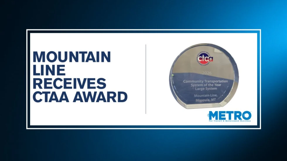 CTAA award presented to Mountain Line