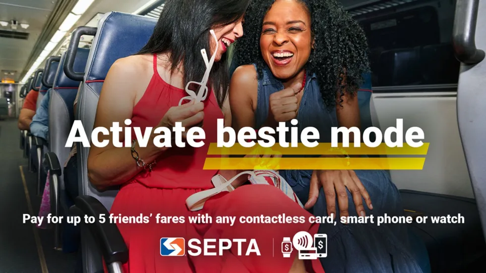 SEPTA's advertisement for multi-rider feature.