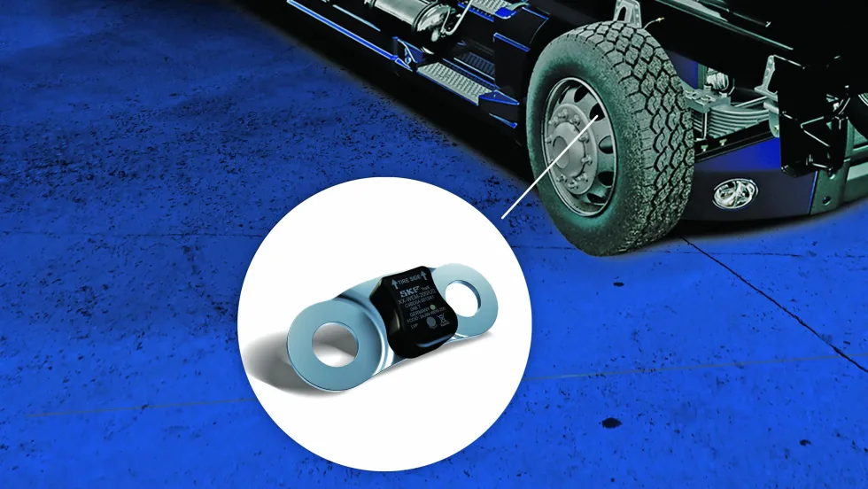 SKF TraX wheel monitoring system. 