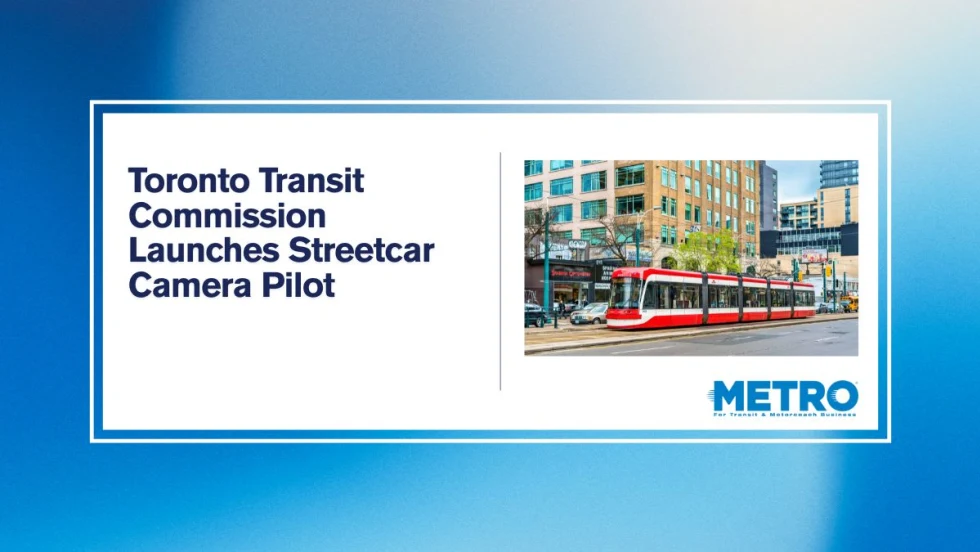 TTC streetcar on tracks
