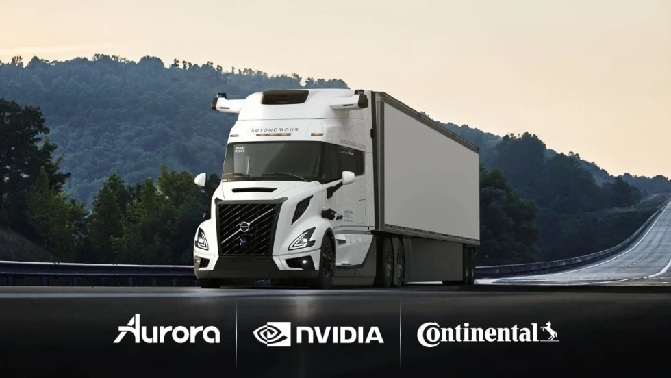 Volvo autonomous truck.