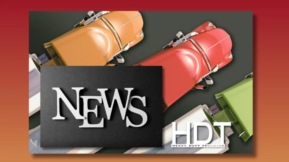 Generic trucking news graphic