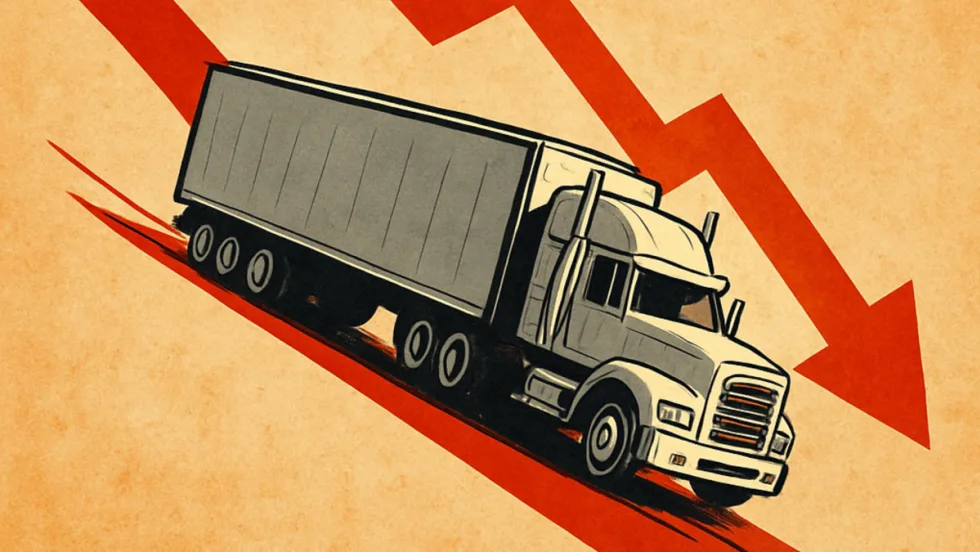 October 2025 freight tonnage.