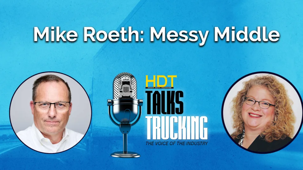 NACFE's Mike Roeth and HDT's Deborah Lockridge