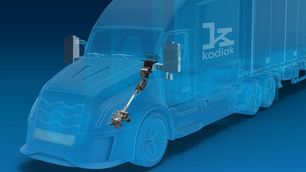 Kodiak-ZF autonomous truck. 