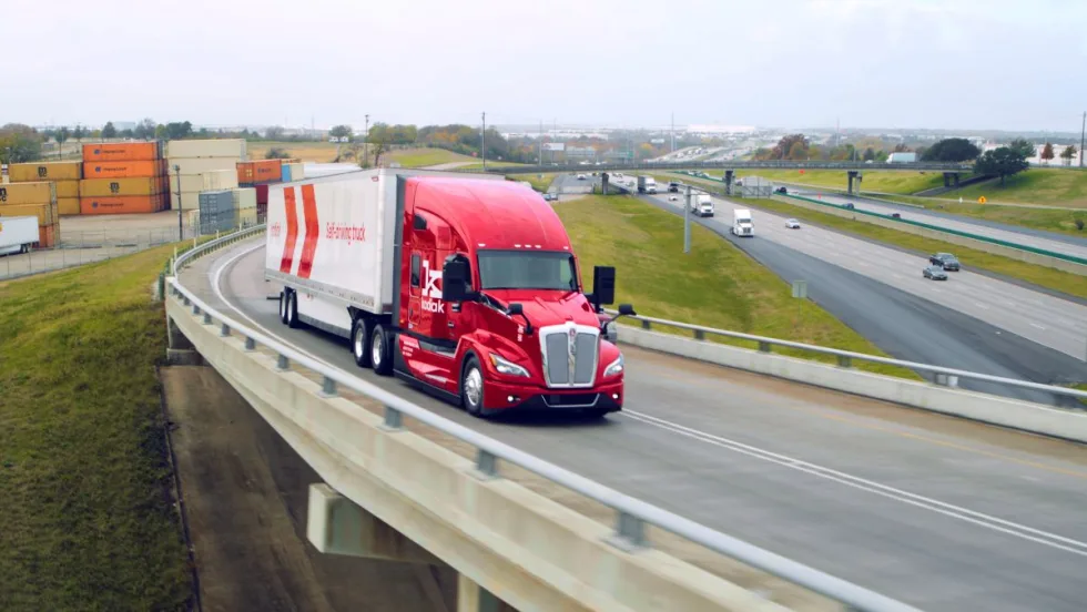 Kodiak autonomous truck.