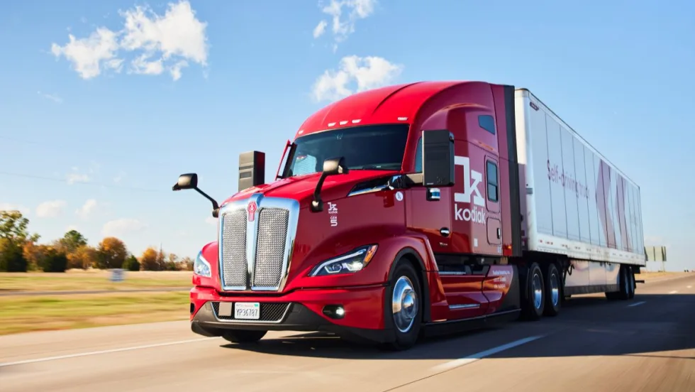 Kodiak AI autonomous truck. 