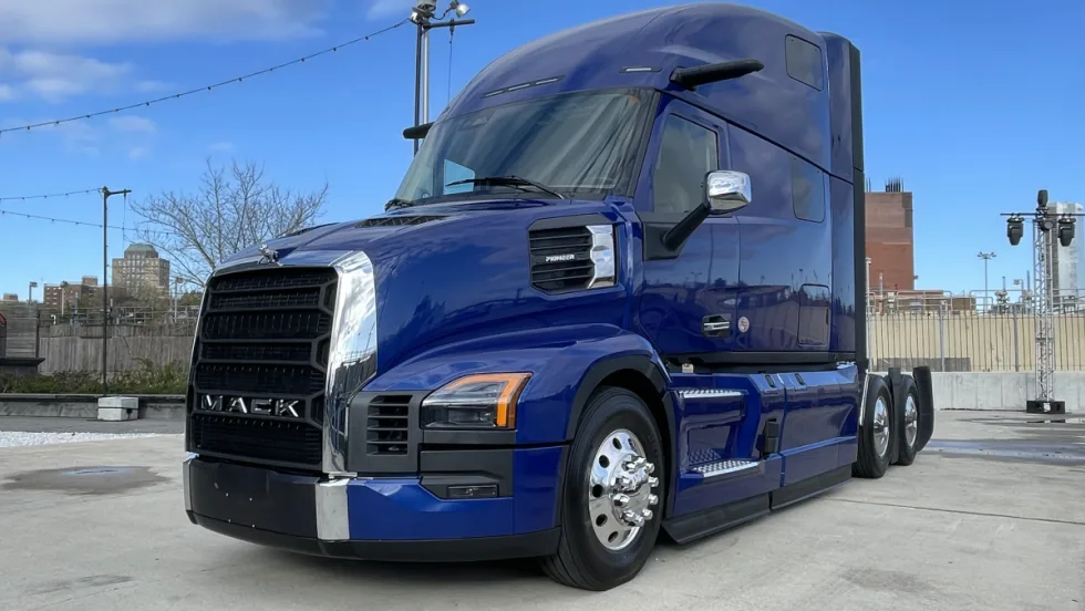 Blue Mack Pioneer on-highway truck tractor