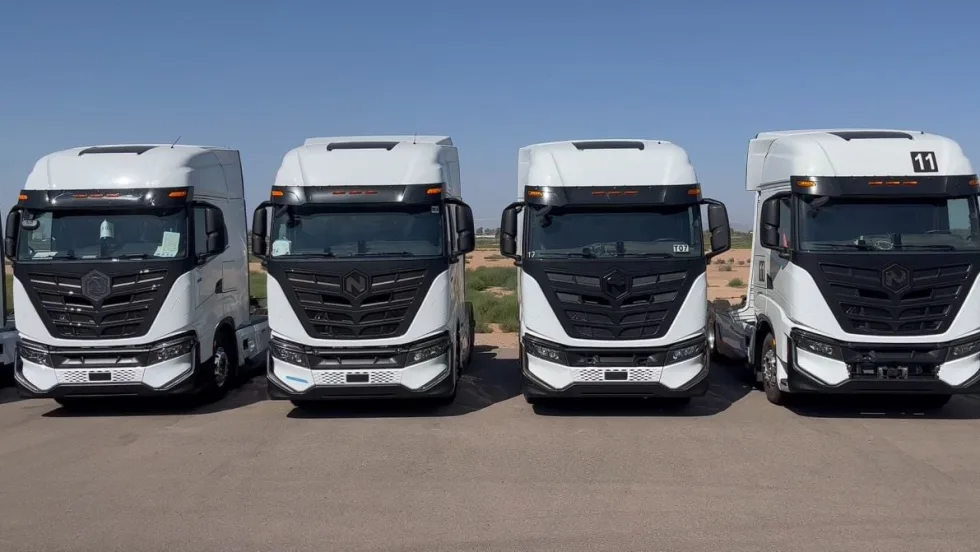 Nikola trucks.