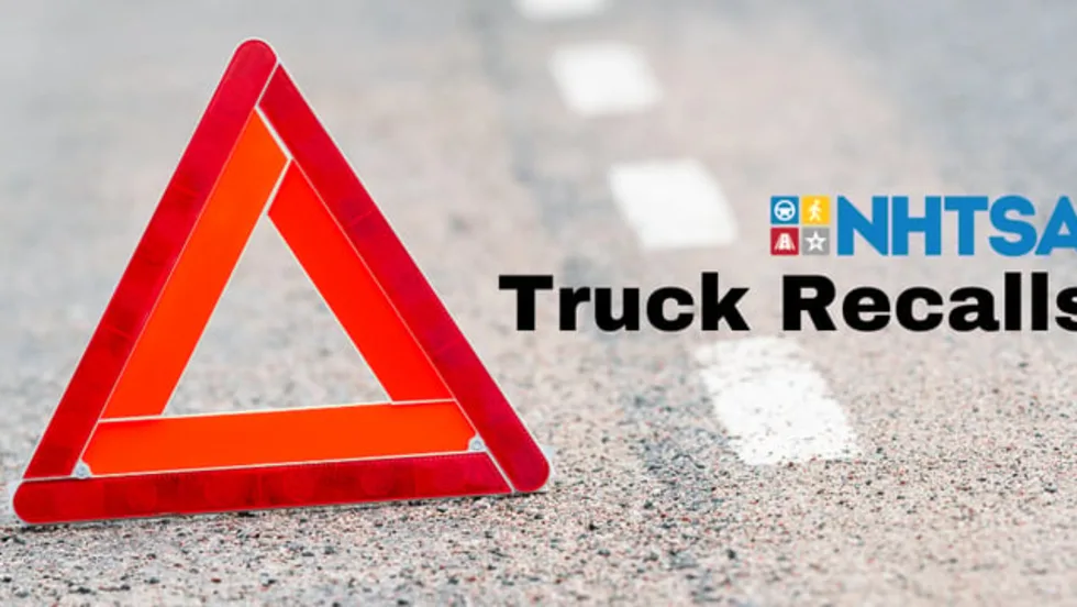 Truck Recall graphic