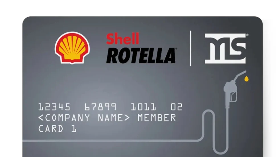 Shell Rotella Fuel Card.