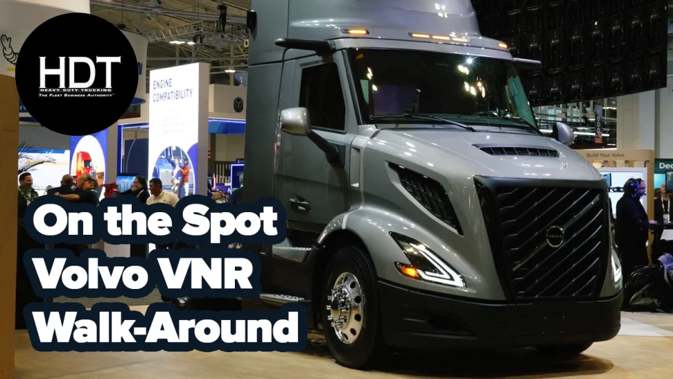 Volvo VNR regional haul truck.