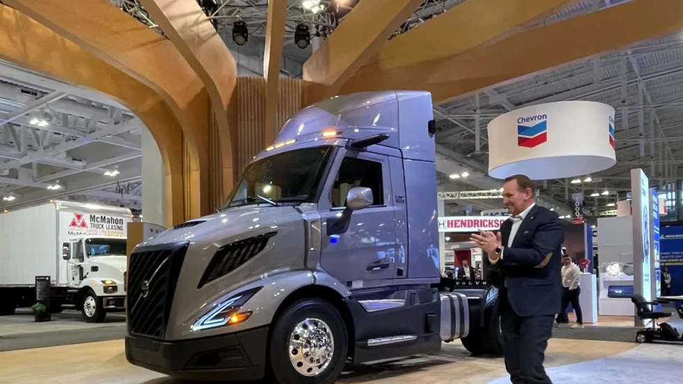 Volvo VNR launch.
