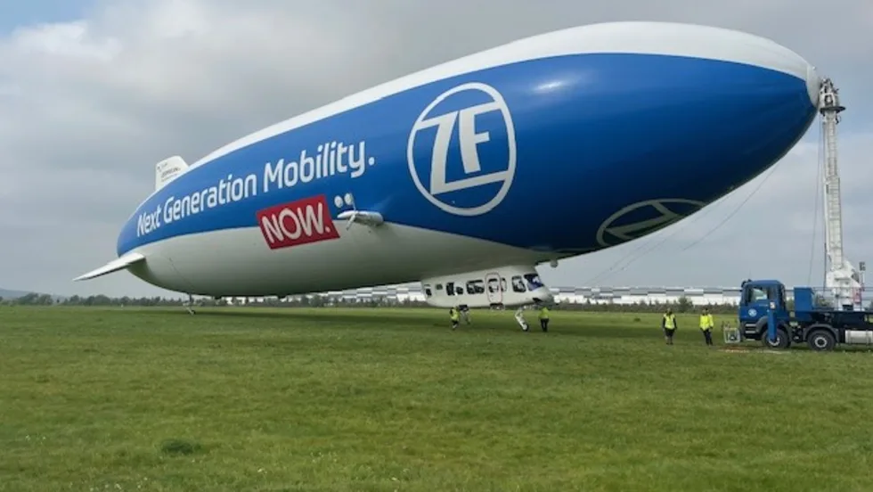 Zeppelin airship.