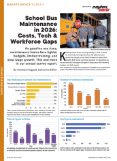 2026 School Bus Maintenance Survey