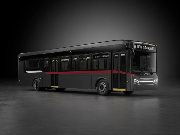 A rendering of ABC Companies' COR Transit bus offering.