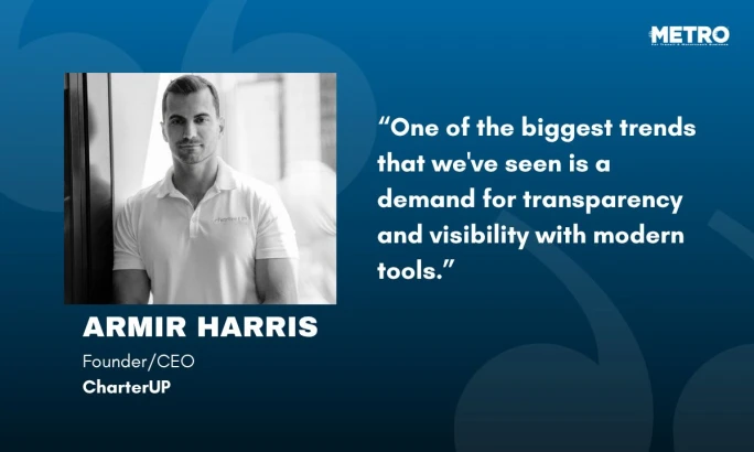 Armir Harris, Founder and CEO at CharterUP