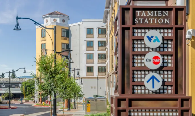 Santa Clara VTA Tamien Station transit-oriented development.